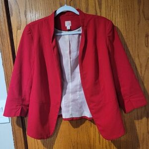 Women's Red Blazer